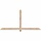 Ekena Millwork Eugene Smooth Timber Gable Bracket, Douglas Fir, 72"W x 36"H x 1 1/2"D x 3 1/2"F, 12/12 Pitch GBW072X36X0204EUG00SDF - alternate 1